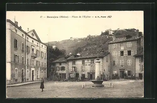 AK Beaujeu, Place de l'Eglise