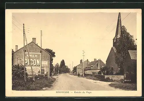 AK Sermesse, Une Rue, L`Eglise