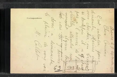 AK Avenas, Route de Belleville et vue Générale