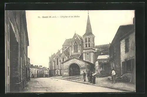 AK Gesté, l'Eglise et les Halles