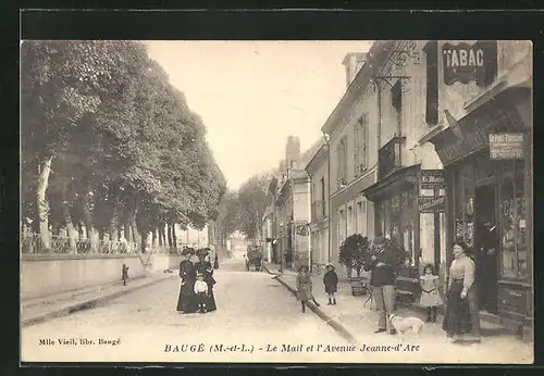 AK Bauge, Le Mail et l`Avenue Jeanne d`Arc