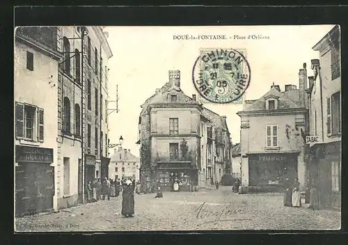 AK Doue-la-Fontaine, Place d`Orleans
