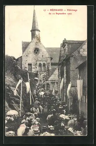 AK Béhuard, Pélérinage 1907