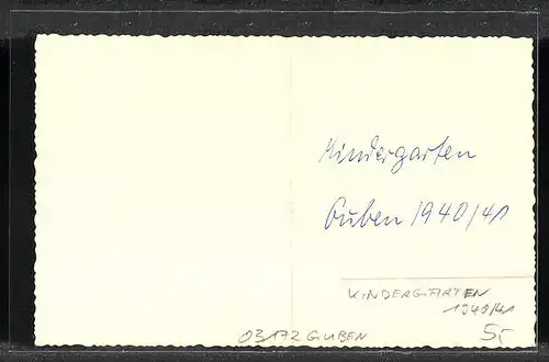 AK Guben, Kindergartengruppe 1940 /41