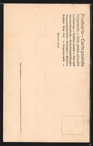 AK Papst Pius X. als junger Mann im Portrait