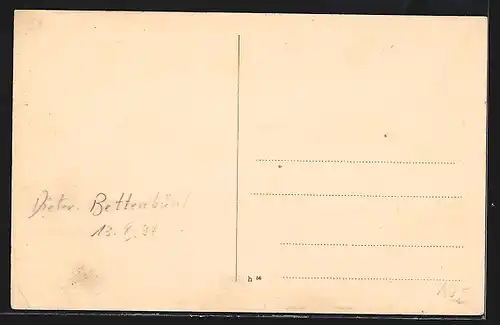 AK Sr. Heiligkeit Papst Pius X. in den Vatikanischen Gärten