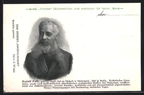 AK Kath. Geistlicher Rudolf Falb