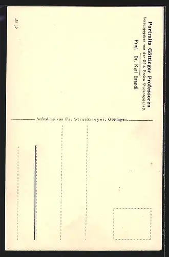 AK Portrait Prof. Dr. Karl Brandi