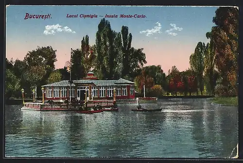 AK Bucuresti, Lacul Cismigiu, Insula Monte-Carlo