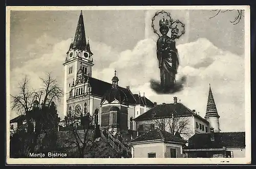 AK Marija Bistrica, Blick auf die Kirche