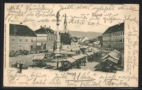 AK Zagreb, Kaptol, Denkmal