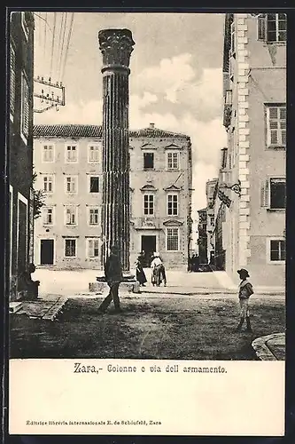 AK Zara, Colonne e via dell armamento