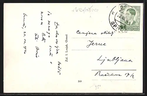 AK Ormoz, Strassenpartie an der Kirche