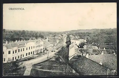 AK Orahovica, Ortsansicht aus der Vogelschau