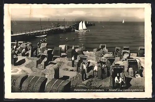 AK Kühlungsborn, Strand und Landungsbrücke