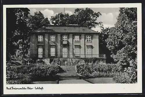 AK Bad Freienwalde /Oder, Blick auf Schloss