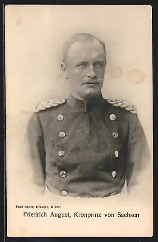 AK Friedrich August, Kronprinz von Sachsen