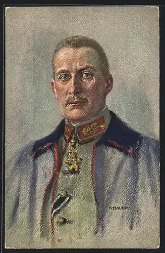 AK Bildnis Herzog Albrecht von Württemberg in Felduniform