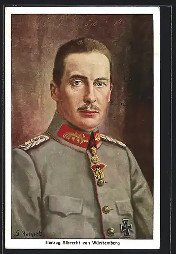 AK Portrait Herzog Albrecht von Württemberg