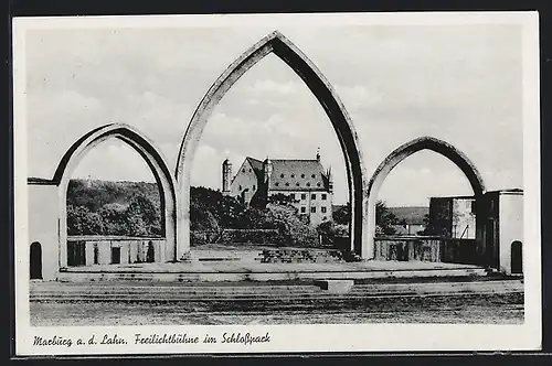 AK Marburg a. d. Lahn, Freilichtbühne im Schlosspark