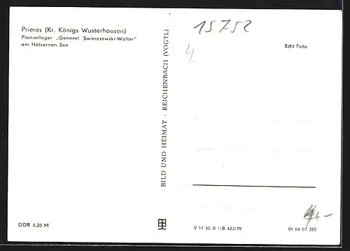 AK Prieros, Pionierlager General Swierczewski-Walter am Hölzernen See