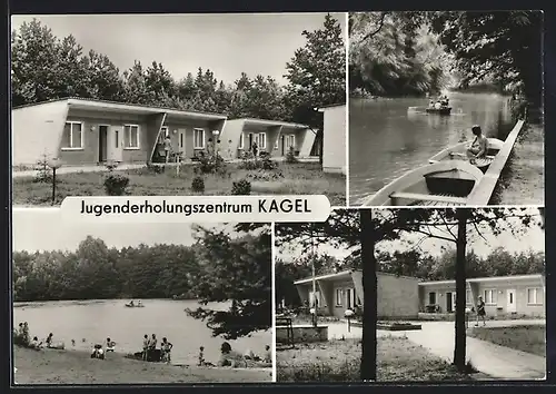 AK Kagel, Jugenderholungszentrum Kagel, Bungalows, Kieskanal