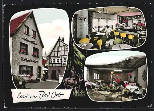 AK Bad Orb im Spessart, Milchbar Edel