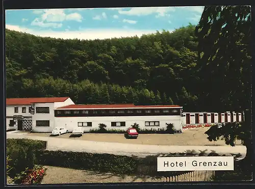 AK Grenzau, Hotel Grenzau im Wald