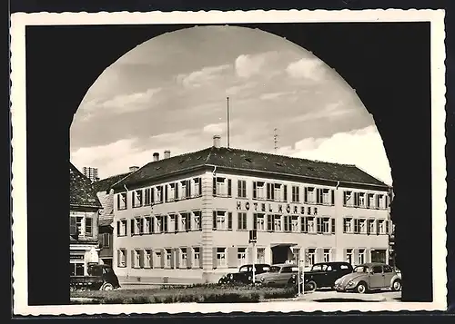 AK Landau i. Pfalz, Blick auf Hotel Körber