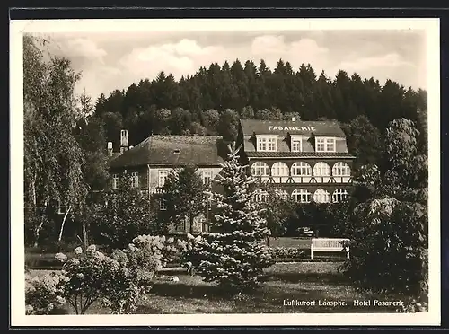 AK Laasphe, Hotel Fasanerie im Sonnenschein