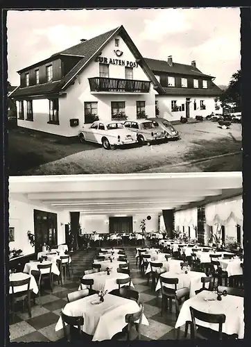 AK Ittenbach /Siebengebirge, Gasthaus Zur alten Post, VW Käfer