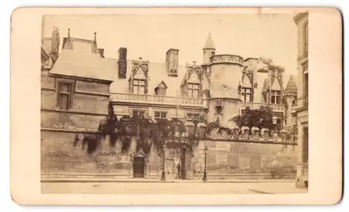 Fotografie A. Hautecoeur, Paris, Ansicht Paris, Hotel de Cluny, 1874