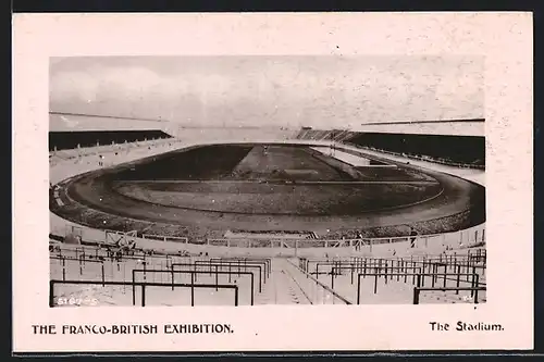 AK London, The Franco-British Exhibition, The Stadium