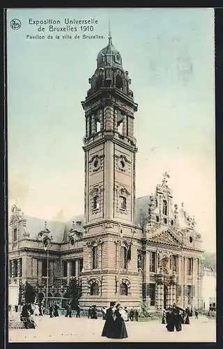 AK Bruxelles, Exposition Universelle 1910, Pavillon de la ville de Bruxelles