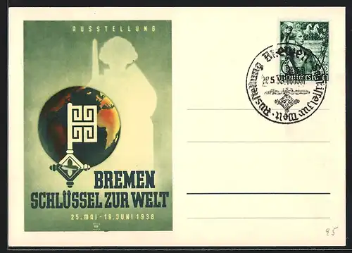 AK Bremen, Ausstellung Bremen - Schlüssel zur Welt 1938