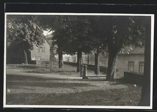 Foto-AK Bünde, Kirchplatz