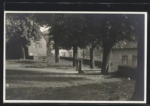 Foto-AK Bünde, Kirchplatz