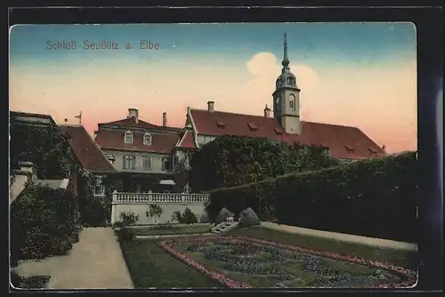 AK Seusslitz a. Elbe, Schloss Seusslitz