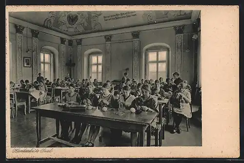 AK Himmelkron, Industrieschule, Handarbeits-Saal