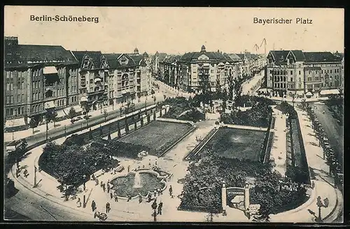 AK Berlin-Schöneberg, Am Bayerischen Platz