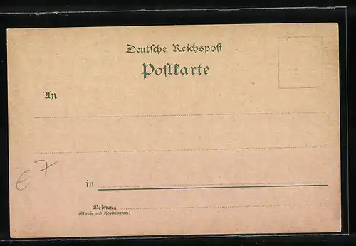 Lithographie Eisenach, Gasthaus zur Hohen Sonne, Landgrafenschlucht