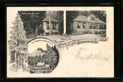 AK Ohrdruf, Gasthaus Scheerershütte