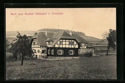 AK Schandau, Gasthof Waitzdorf