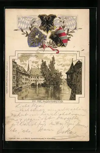 Lithographie Nürnberg, An der Museumsbrücke