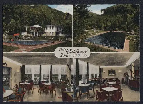 AK Zorge /Südharz, Cafe Waldhaus