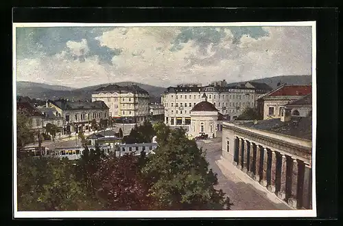 AK Baden, Blick zum Josefsplatz