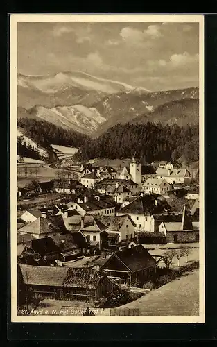 AK St. Ägyd a. N., Gesamtansicht mit Göller