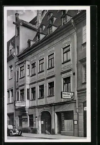 AK Augsburg, Gasthof Grünes Haus