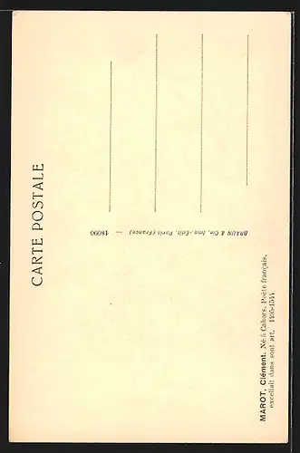 AK Clément Marot, Portrait