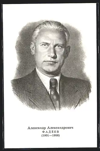 AK Alexandre Alexandrowitsch Fadejew, Portrait